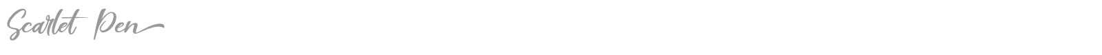 Scarlet Pen font preview